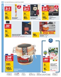 Prix et réduction Foie Gras De Canard dans le prospectus Carrefour en cours Offre Foie Gras De Canard dans le catalogue Carrefour du moment à la page 30