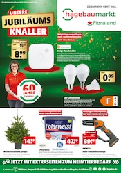 Aktueller Hagebaumarkt Prospekt mit Weihnachtsbaum, "UNSERE JUBILÄUMS KNALLER", Seite 1