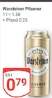Pilsener Angebote von Warsteiner bei GLOBUS Gießen für 0,79 €