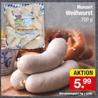 Weißwurst von Munzert für 5,99 € bei Zimmermann im Angebot Weißwurst von Munzert im aktuellen Zimmermann Prospekt