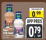 Grill-Sauce im EDEKA Prospekt Grill-Sauce von Knorr im aktuellen EDEKA Prospekt für 0,79 €