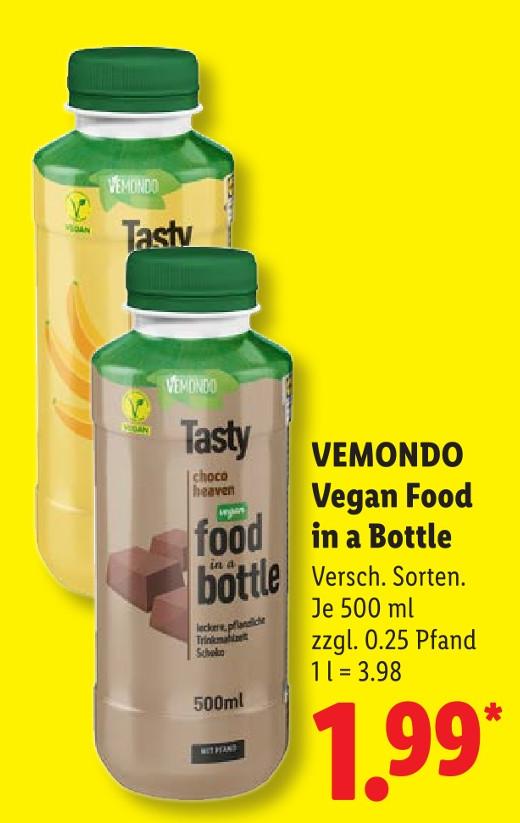 Vegan Food in a Bottle