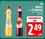Blütensirup im Angebot bei EDEKA in Regensburg Blütensirup Angebote von Yo bei EDEKA Regensburg für 2,49 €