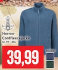 Herren-Cordfleecejacke Angebote von LEIFFEUER bei Kaufhaus Stolz Rostock für 39,99 €
