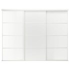 Schiebetür-Kombination weiß/weiß Glas im Angebot bei IKEA in Dortmund Schiebetür-Kombination weiß/weiß Glas Angebote von SKYTTA / FÄRVIK bei IKEA Dortmund für 1.100,00 €