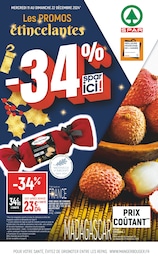 Prospectus Supermarchés de Spar à Pontis: "Les PROMOS étincelantes", 12 pages, 11/12/2024 - 22/12/2024