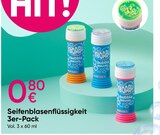 Seifenblasenflüssigkeit 3er-Pack im PEPCO Prospekt Seifenblasenflüssigkeit 3er-Pack von BOABU im aktuellen PEPCO Prospekt für 0,80 €