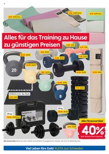 Teppichboden im Rusta Prospekt "Willkommen zu Hause in Schweden!" mit 16 Seiten (Jena)