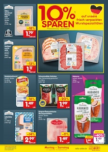 Wurst im Netto Marken-Discount Prospekt "Aktuelle Angebote" mit 70 Seiten (Essen)