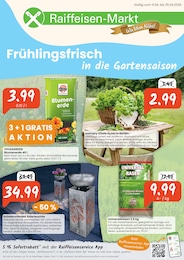 Raiffeisen Rhein-Ahr-Eifel Handelsgesellschaft mbH Prospekt für Ahrbrück: "Frühlingsfrisch in die Gartensaison", 8 Seiten, 11.04.2026 - 25.04.2026
