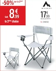 Chaise - McKINLEY - Intersport à Montauban Chaise - McKINLEY en promo chez Intersport Montauban à 8,99 €