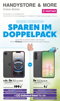 Aktueller handystore & more Prospekt für Winsen (Luhe) und Ungebung, Seiten zum blättern handystore & more Prospekt UNSER MAILIGHT: SPAREN IM DOPPELPACK mit Seiten in Winsen (Luhe) und Umgebung