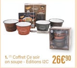 Coffret Ce soir on soupe - Éditions I2C dans le catalogue Monoprix