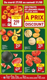 Catalogue Aldi de la semaine "XXL : DÉCOUVREZ NOS MÉGA FORMATS À PRIX DISCOUNT" avec 2 pages, valide du 27/05/2025 au 02/06/2025 pour Varennes-Vauzelles et alentours Prospectus Aldi de la semaine "XXL : DÉCOUVREZ NOS MÉGA FORMATS À PRIX DISCOUNT" avec 2 pages, valide du 27/05/2025 au 02/06/2025 pour Varennes-Vauzelles et alentours
