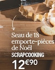 Seau de 18 emporte-pièces de Noël - SCRAPCOOKING en promo chez Ambiance & Styles Ajaccio à 12,90 €