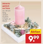 Advents-Gesteck auf Holz im Angebot bei Netto Marken-Discount in Düsseldorf Advents-Gesteck auf Holz Angebote bei Netto Marken-Discount Düsseldorf für 9,99 €