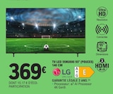 Tv led 55nu800 55" (pouces) 140 cm - LG - E.Leclerc à Aulnay-sous-Bois Tv led 55nu800 55" (pouces) 140 cm - LG en promo chez E.Leclerc Aulnay-sous-Bois à 369,00 €