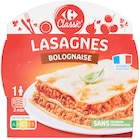 Lasagne Bolognaise - CARREFOUR CLASSIC' en promo chez Carrefour Market Lasagne Bolognaise - CARREFOUR CLASSIC' dans le catalogue Carrefour Market