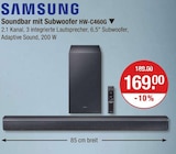 Soundbar mit Subwoofer HW-C460G im Angebot bei V-Markt in Regensburg Soundbar mit Subwoofer HW-C460G Angebote von Samsung bei V-Markt Regensburg für 169,00 €