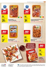 Prix et réduction Ailes De Poulet dans le prospectus Carrefour Market en cours Offre Ailes De Poulet dans le catalogue Carrefour Market du moment à la page 25