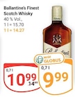 Aktuelle Whiskey Angebote bei GLOBUS in Duisburg Aktuelles Finest Scotch Whisky Angebot bei GLOBUS in Duisburg ab 10,99 €