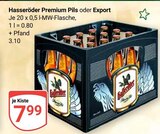 Premium Pils im Angebot bei GLOBUS in Rostock Premium Pils Angebote von Hasseröder bei GLOBUS Rostock für 7,99 €
