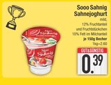 Joghurt im EDEKA Prospekt Sooo Sahnig Sahnejoghurt von Gut & Günstig im aktuellen EDEKA Prospekt für 0,39 €