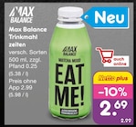 Trinkmahlzeiten Angebote von Max Balance bei Netto Marken-Discount Witten für 2,69 €