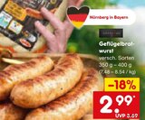 Aktuelle Bratwurst Angebote bei Netto Marken-Discount in Nürnberg Aktuelles Geflügelbratwurst Angebot bei Netto Marken-Discount in Nürnberg ab 2,99 €