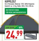 Aktuelle Zelt Angebote bei Marktkauf in Gelsenkirchen Aktuelles Kuppelzelt Angebot bei Marktkauf in Gelsenkirchen ab 24,99 €
