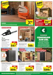 Hagebaumarkt Gartenhaus im Prospekt Hagebaumarkt Gartenhaus im Prospekt