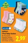 5 Paar Baby-Socken Angebote von LUPILU bei Lidl Magdeburg für 2,99 €