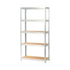 Promo Étagère garage bois/métal "Teira" 5 tablettes - H.180 x l.90 x P.40 cm à 48,50 € dans le catalogue Brico Dépôt à Dissay