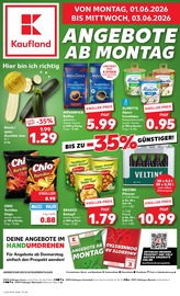 Kaufland Supermarkt Prospekt der aktuellen Woche mit 69 Seiten, gültig von 01.06.2026 bis 03.06.2026, in Gleichen und Umgebung Aktueller Kaufland Supermarkt Prospekt in Gleichen und Umgebung, "Hier bin ich richtig" mit 69 Seiten, 01.06.2026 - 03.06.2026