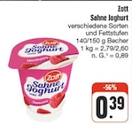 Aktuelle Sahne Angebote bei nah und gut in Dresden Aktuelles Sahne Joghurt Angebot bei nah und gut in Dresden ab 0,39 €
