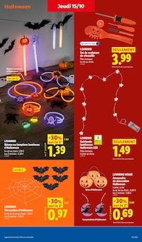 Promotion Luminaire dans le prospectus Lidl, valable du 15/10/2026 au 21/10/2026 Promo Luminaire dans le catalogue Lidl du moment à la page 37