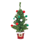 Sapin à poser pompons - Gifi à Limoges Sapin à poser pompons en promo chez Gifi Limoges à 6,99 €
