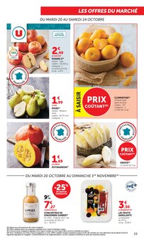 Promotion Comté dans le prospectus Super U, valable du 20/10/2026 au 01/11/2026 Promo Comté dans le catalogue Super U du moment à la page 23