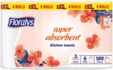 Super Absorbent Kitchen Towels - FLORAYLS dans le catalogue Lidl