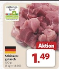 Schinkengulasch für 1,49 € bei combi im Angebot Schinkengulasch im aktuellen combi Prospekt