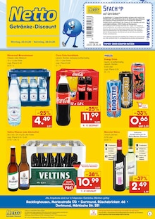 Mineralwasser im aktuellen Netto Marken-Discount Prospekt (Dortmund) Mineralwasser im Netto Marken-Discount Prospekt "DER ORT, AN DEM DU IMMER AUSGEZEICHNETE PREISE FINDEST." mit 2 Seiten (Dortmund)