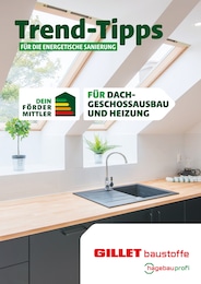 Gillet Baustoffe Prospekt "Trend-Tipps FÜR DIE ENERGETISCHE SANIERUNG" für Landau, 6 Seiten, 18.10.2024 - 27.10.2024