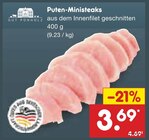 Aktuelle Grillfleisch Angebote bei Netto Marken-Discount in Osnabrück Aktuelles Puten-Ministeaks Angebot bei Netto Marken-Discount in Osnabrück ab 3,69 €