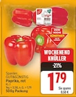 Paprika, rot von GUT&GÜNSTIG für 1,79 € bei E center im Angebot Paprika, rot von GUT&GÜNSTIG im aktuellen E center Prospekt