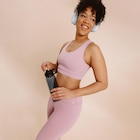 Promo Brassière de sport dos nageur mauve femme à 12,99 € dans le catalogue La Halle à Bron