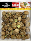 ESCAL ESCARGOTS AIL & PERSIL X100 - ESCAL en promo chez Auchan Hypermarché ESCAL ESCARGOTS AIL & PERSIL X100 - ESCAL dans le catalogue Auchan Hypermarché