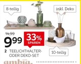 Teelichthalter-Set oder Deko-Set Angebote von Ambia Home bei XXXLutz Möbelhäuser Göttingen für 9,99 €