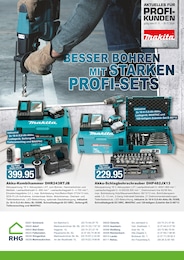 RHG Baucentrum Prospekt: "Profisets von Makita", 2 Seiten, 01.11.2024 - 30.11.2024