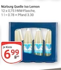 Aktuelle Wasser Angebote bei GLOBUS in Koblenz Aktuelles Nürburg Quelle Iso Lemon Angebot bei GLOBUS in Koblenz ab 6,99 €
