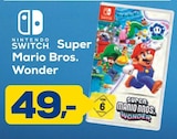 Super Mario Bros. Wonder von Nintendo Switch für 49,00 € bei EURONICS im Angebot Super Mario Bros. Wonder von Nintendo Switch im aktuellen EURONICS Prospekt